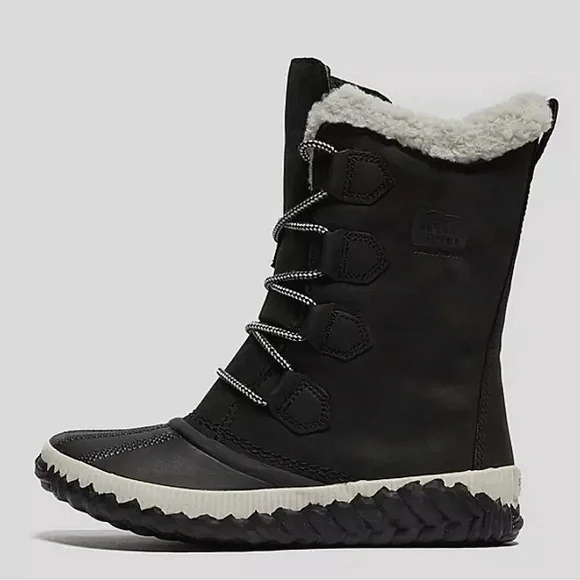 New w/Box Sorel Out N About Plus Women's Tall Waterproof Rain & Snow Boots Sz 10